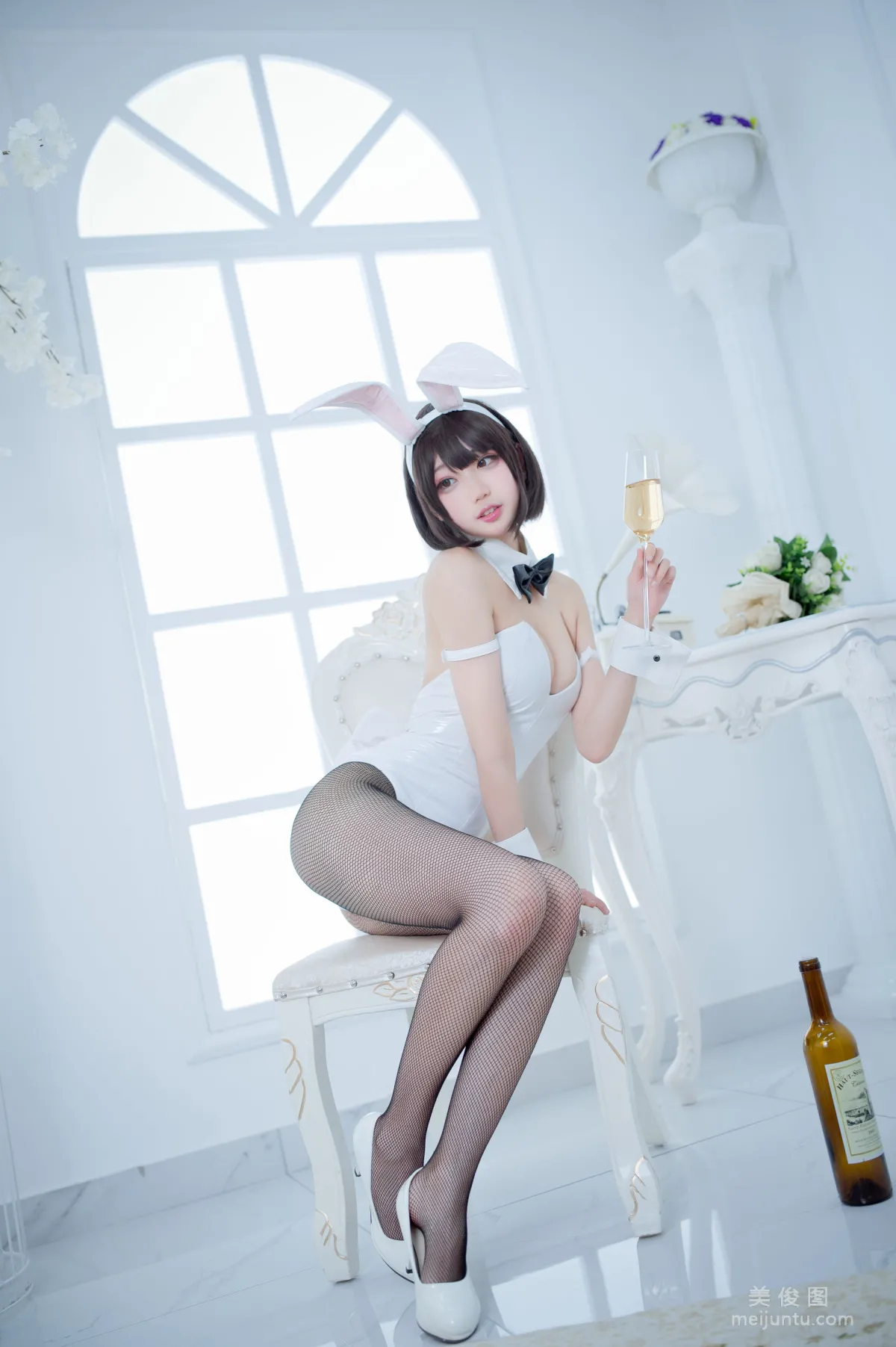 [COS福利] 周叽是可愛兔兔 - 加藤惠兔女郎 15