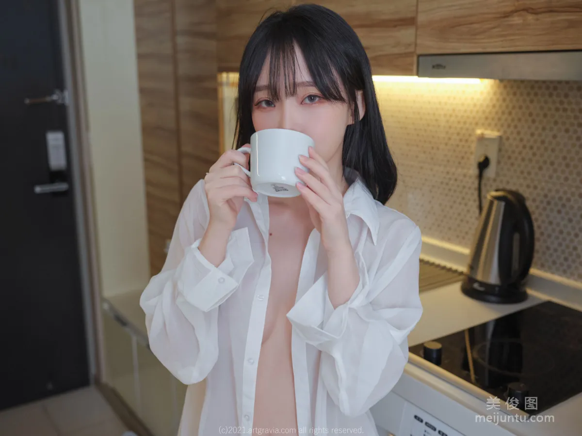 [ARTGRAVIA] VOL.261 Ming Sunha - 白襯衫女友居家誘惑 2