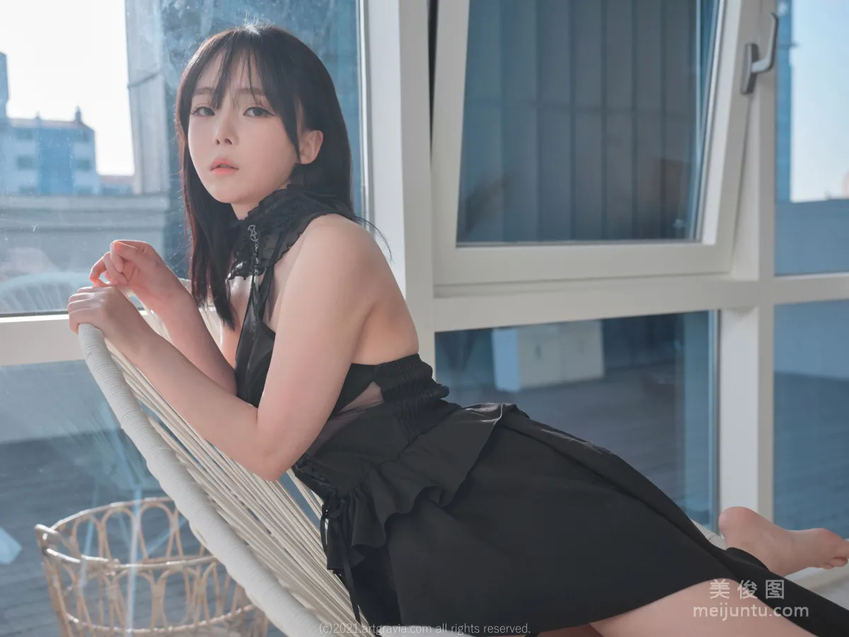 [ARTGRAVIA] VOL.243 Ming Sunha - 漏洞毛衣+情趣内衣 54