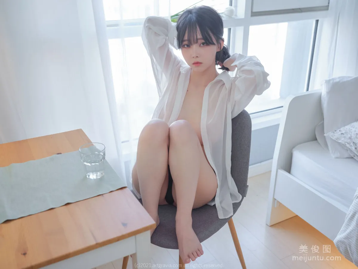 [ARTGRAVIA] VOL.261 Ming Sunha - 白襯衫女友居家誘惑 5