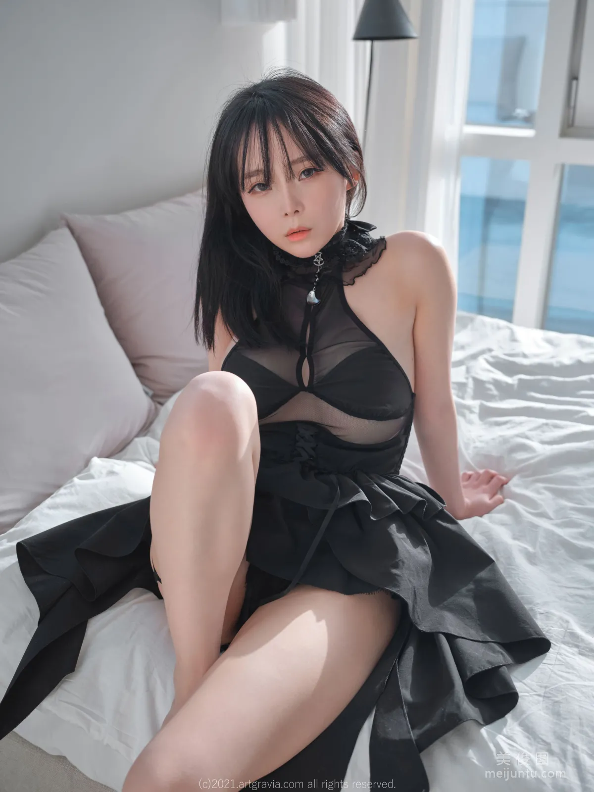 [ARTGRAVIA] VOL.243 Ming Sunha - 漏洞毛衣+情趣内衣 64