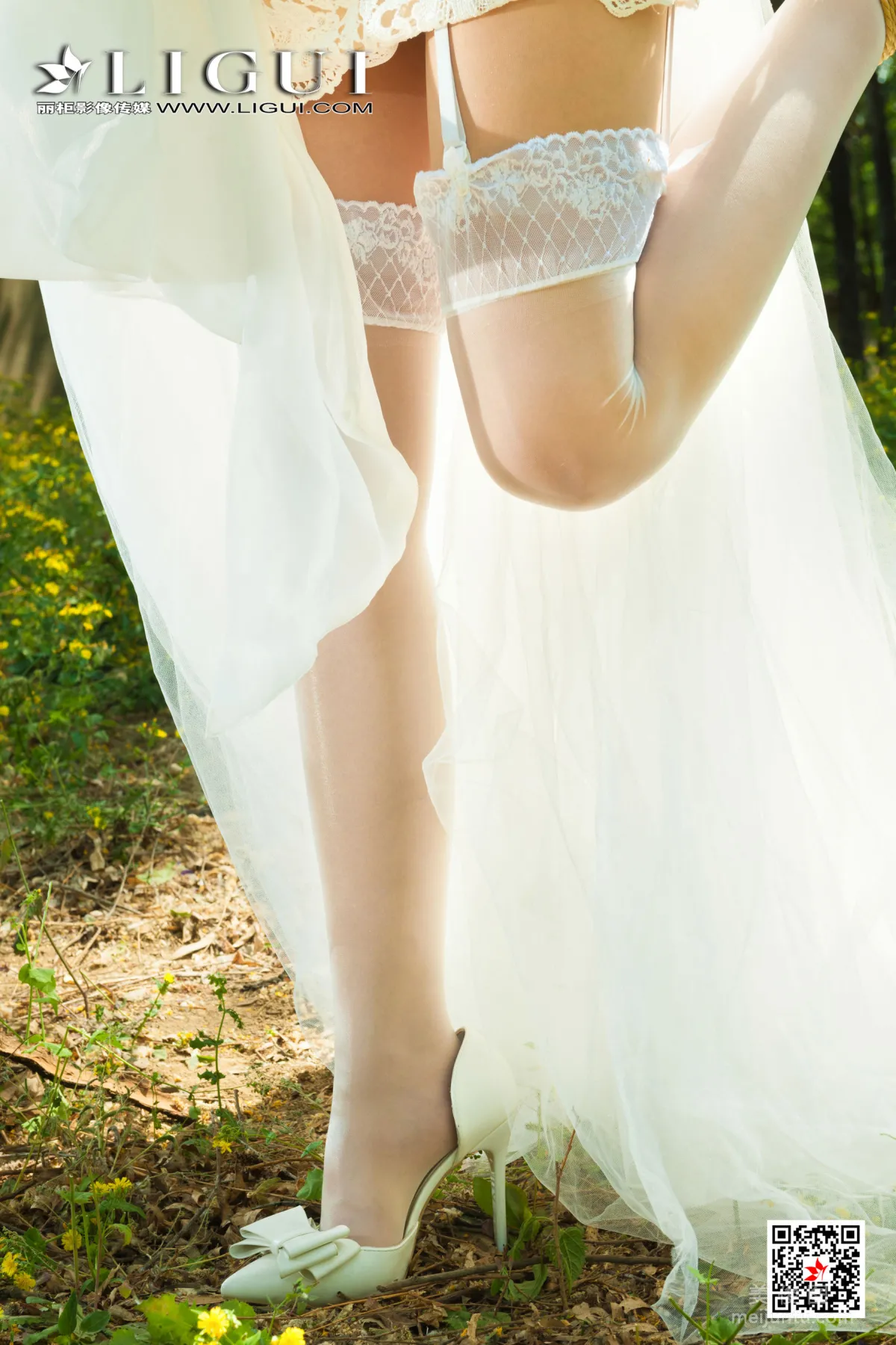 [丽柜美束Ligui] 网络丽人 Model 蕊蕊 《荒野缚新娘》6