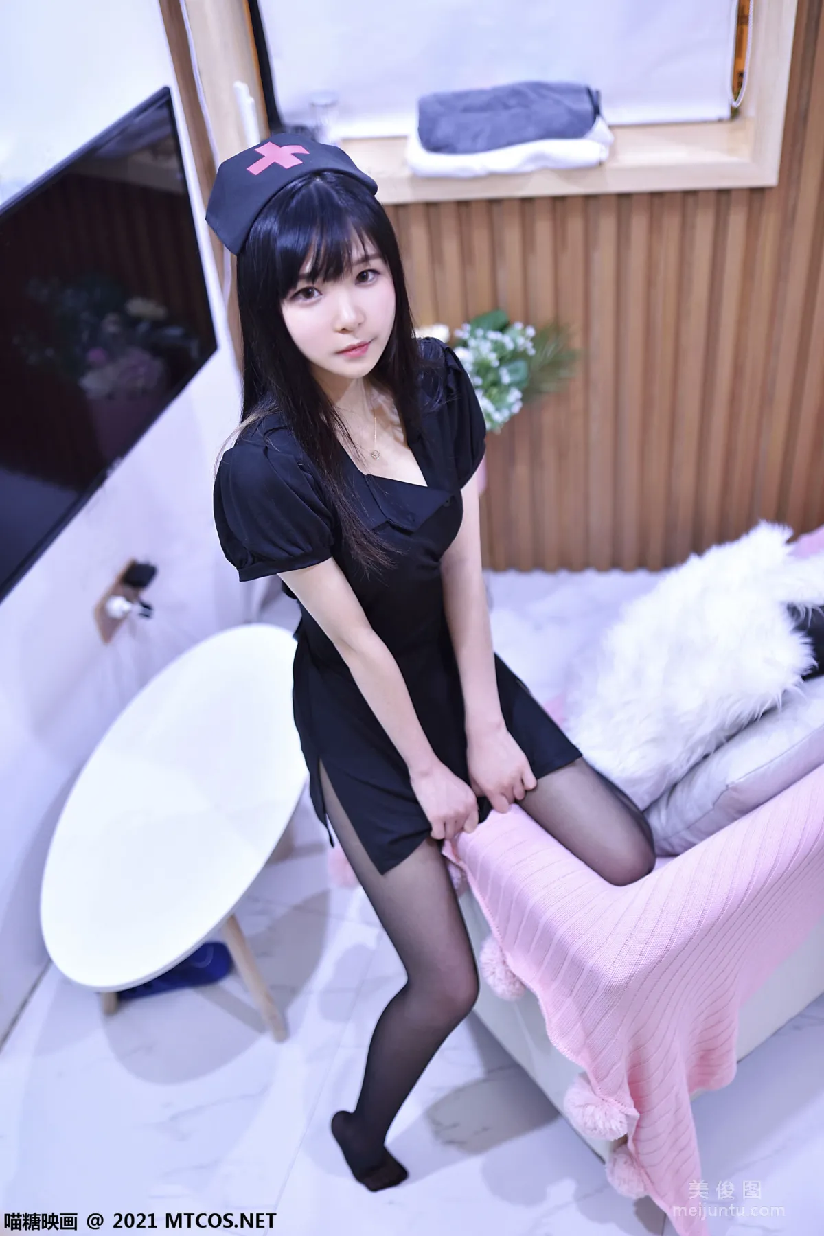 [喵糖映畫] VOL.440 俏皮制服 套圖 18