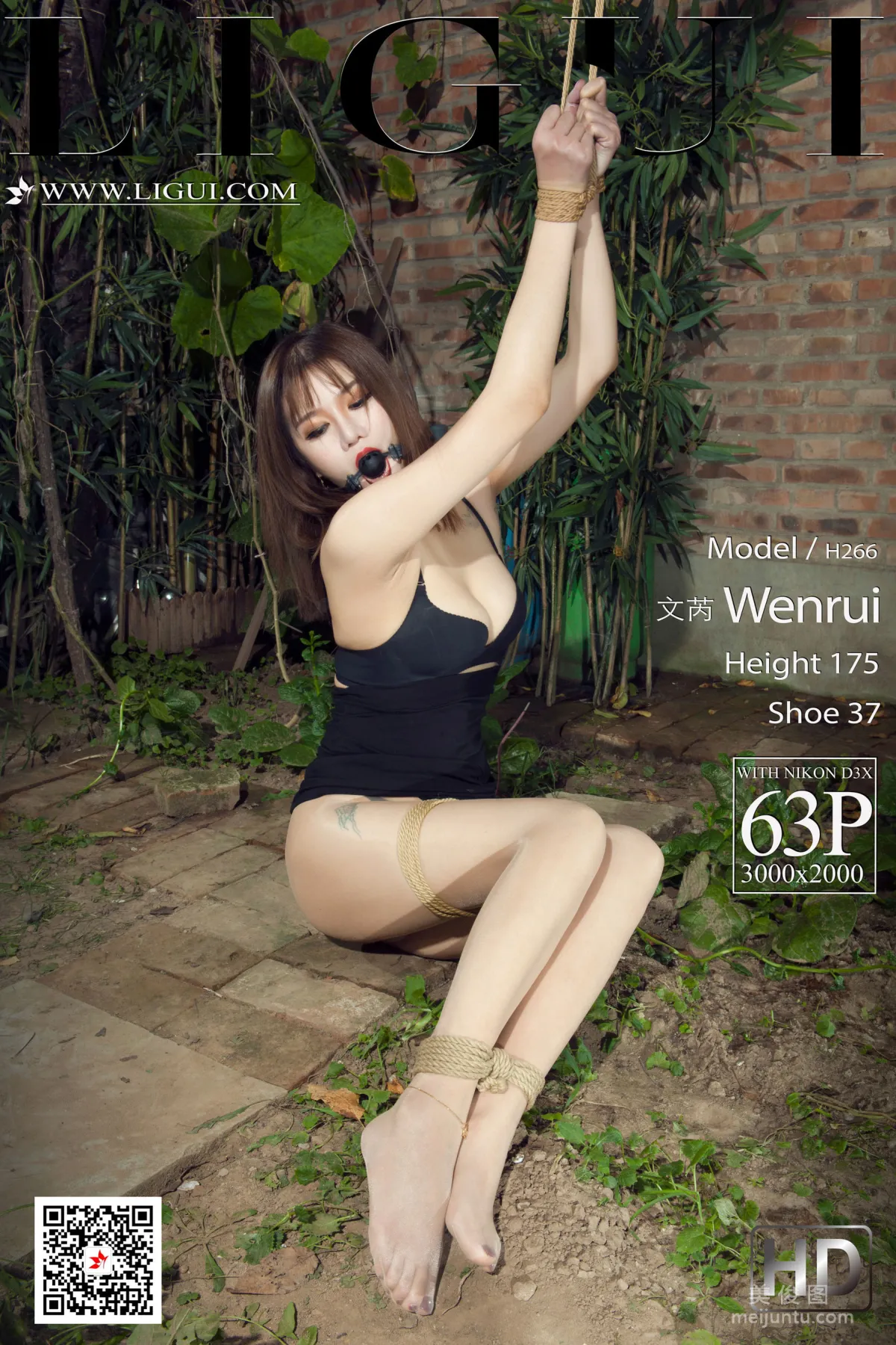 [麗櫃美束Ligui] 網絡麗人 Model 文芮 《私院囚禁》 1