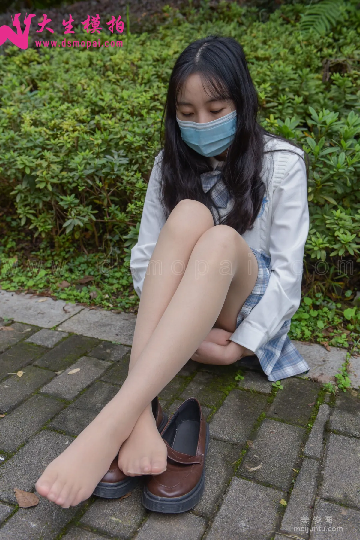 [大生模拍] NO.208 小月 - 白嫩JK 套图33