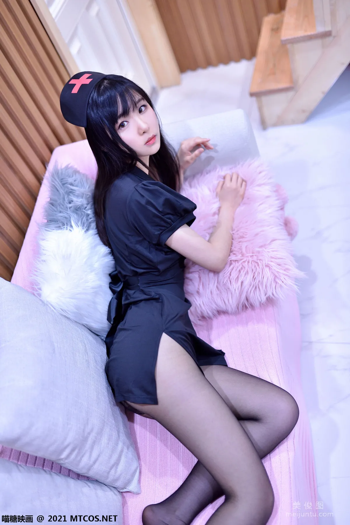 [喵糖映畫] VOL.440 俏皮制服 套圖 9