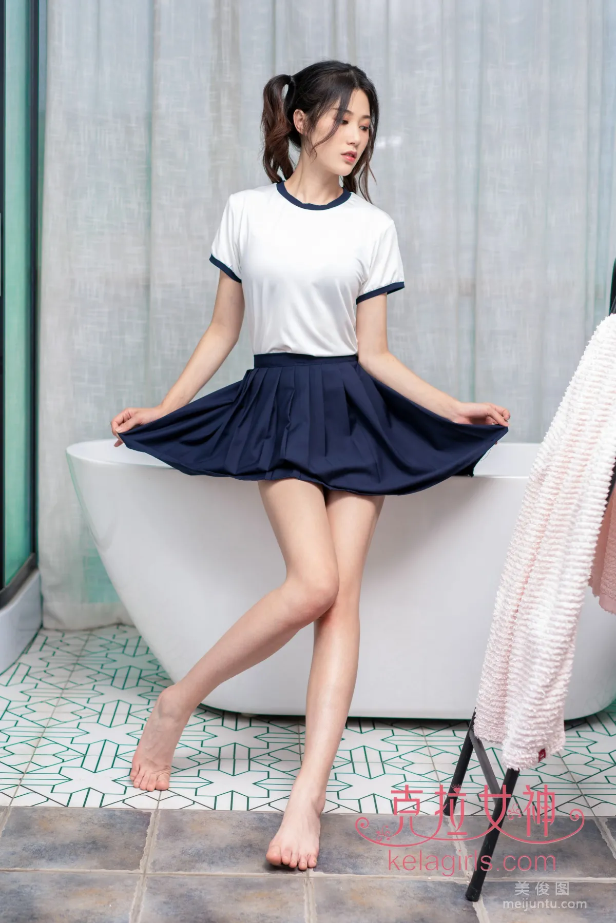 [克拉女神Kelagirls]  苏棠 学妹の蕾丝T裤7