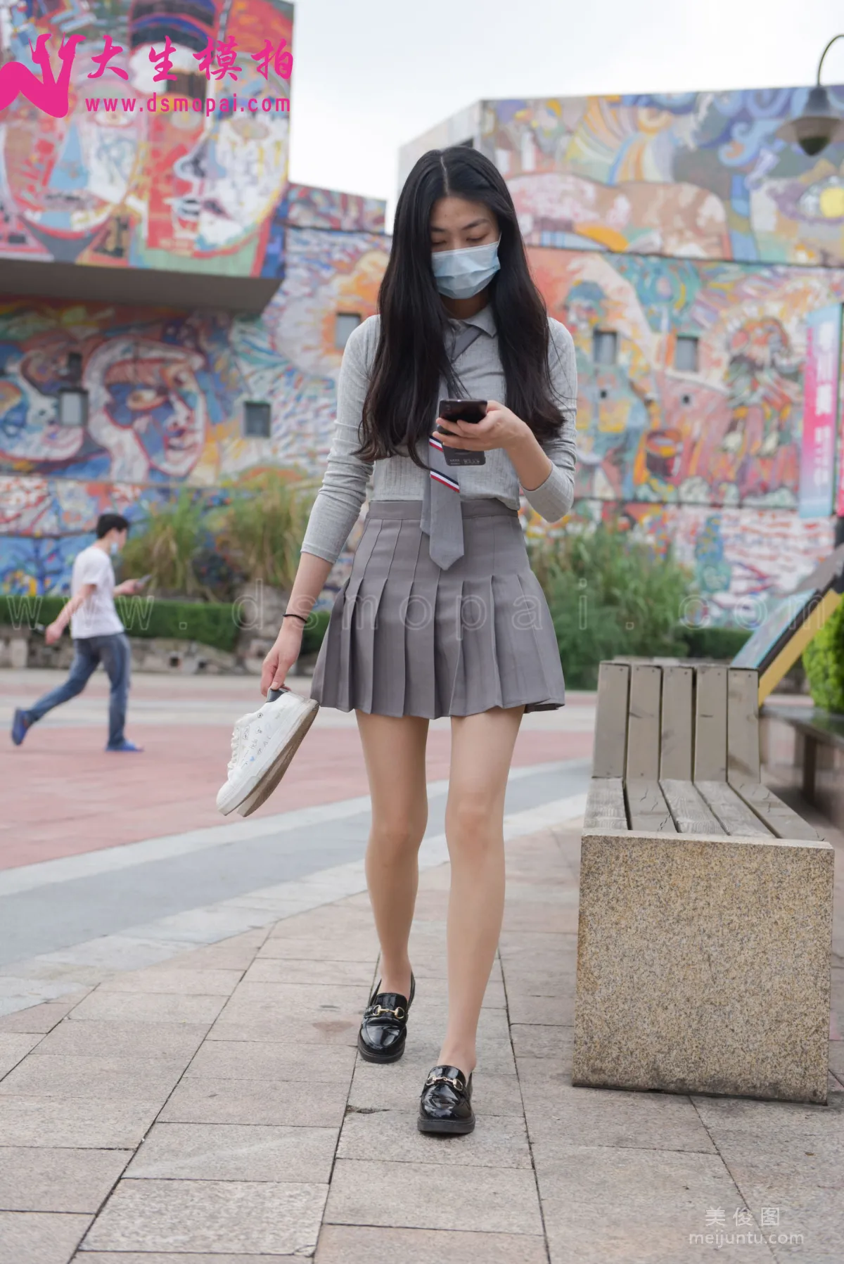 [大生模拍] 特輯 換上工作裝的兼職學妹 17