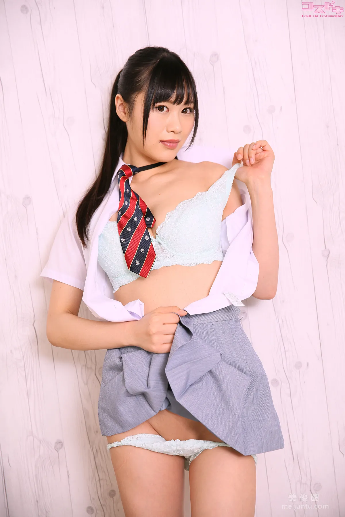[Cosdoki] 彩葉みおり ayahamiori_pic_seifuku150