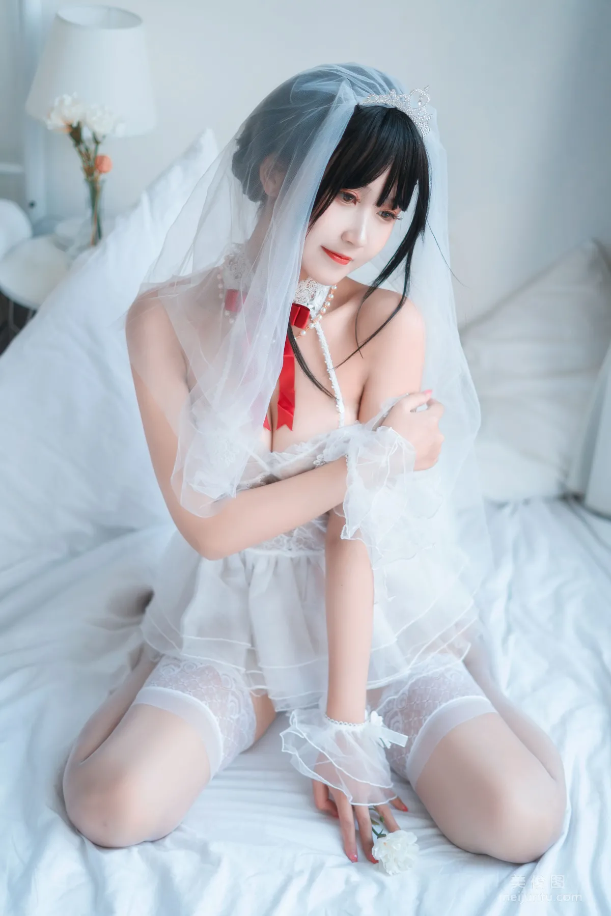 [COS福利] 三度_69 - 婚紗孔雀翎 10