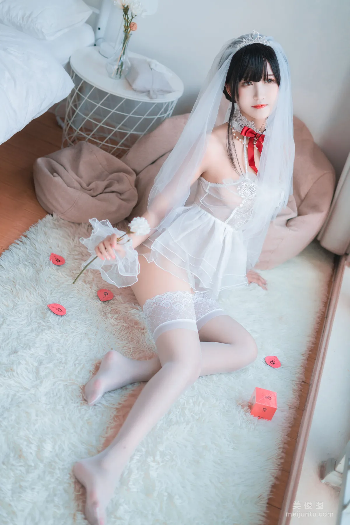 [COS福利] 三度_69 - 婚紗孔雀翎 2
