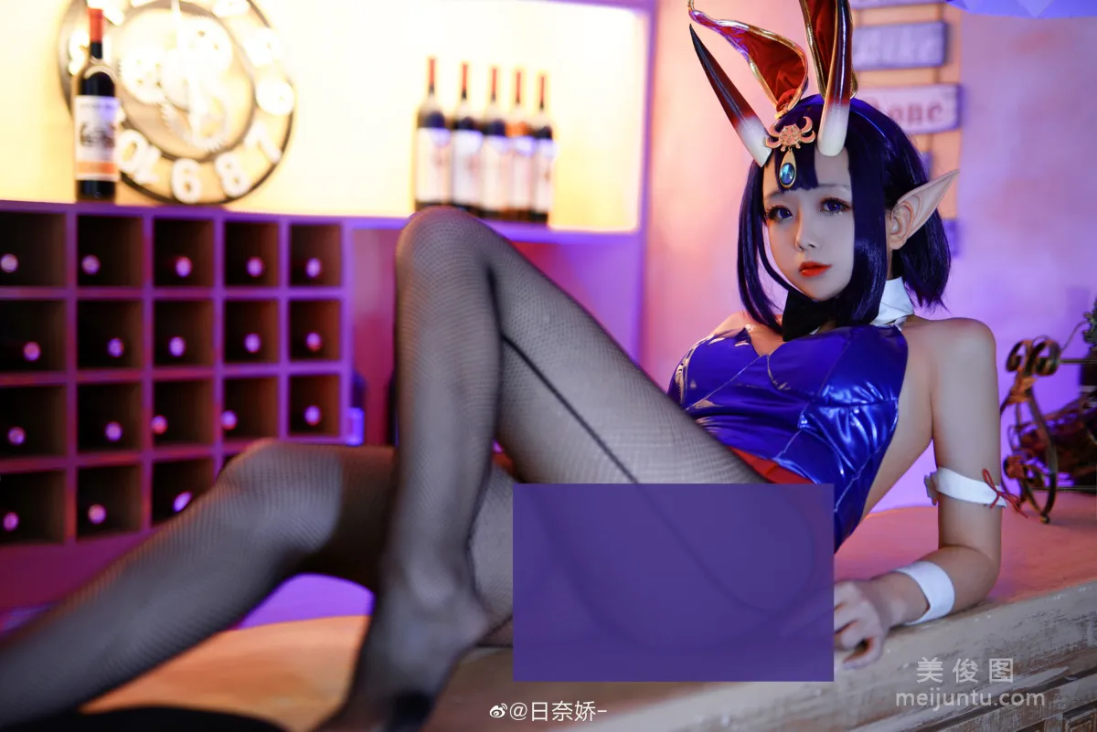 [COS福利] 日奈嬌 - 酒吞童子 兔女郎 6
