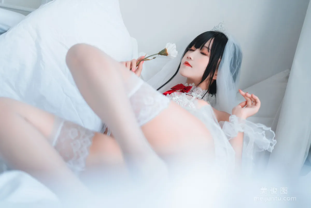 [COS福利] 三度_69 - 婚紗孔雀翎 6