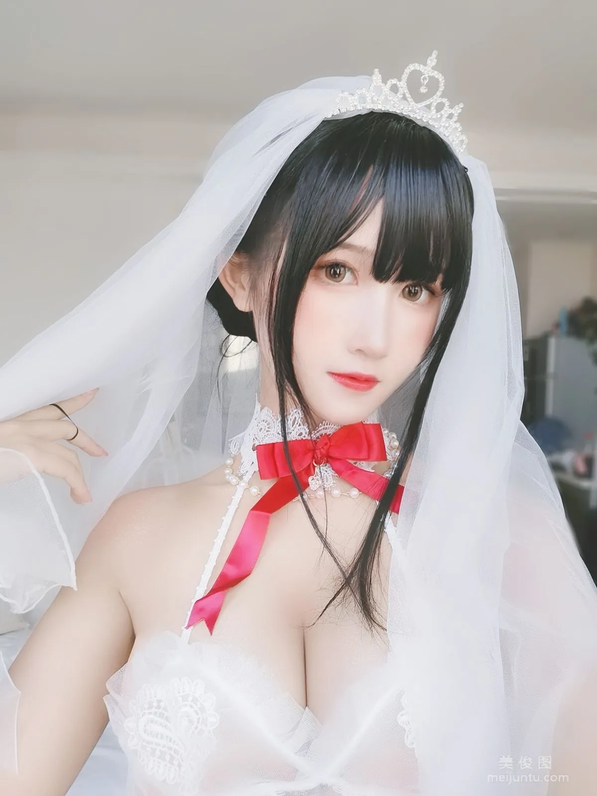 [COS福利] 三度_69 - 婚紗孔雀翎 1
