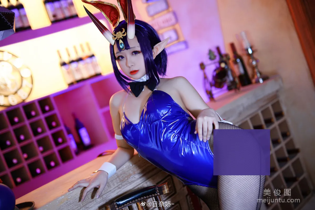 [COS福利] 日奈嬌 - 酒吞童子 兔女郎 4
