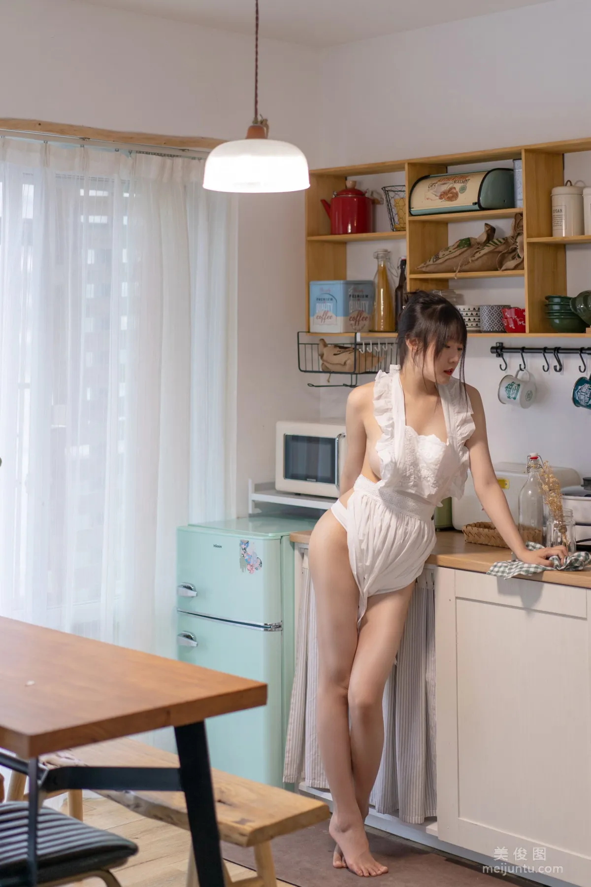 [COS福利] 香草喵露露 - 廚娘 寫真套圖 42