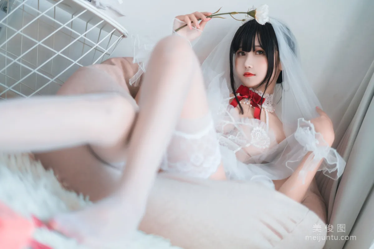 [COS福利] 三度_69 - 婚紗孔雀翎 4