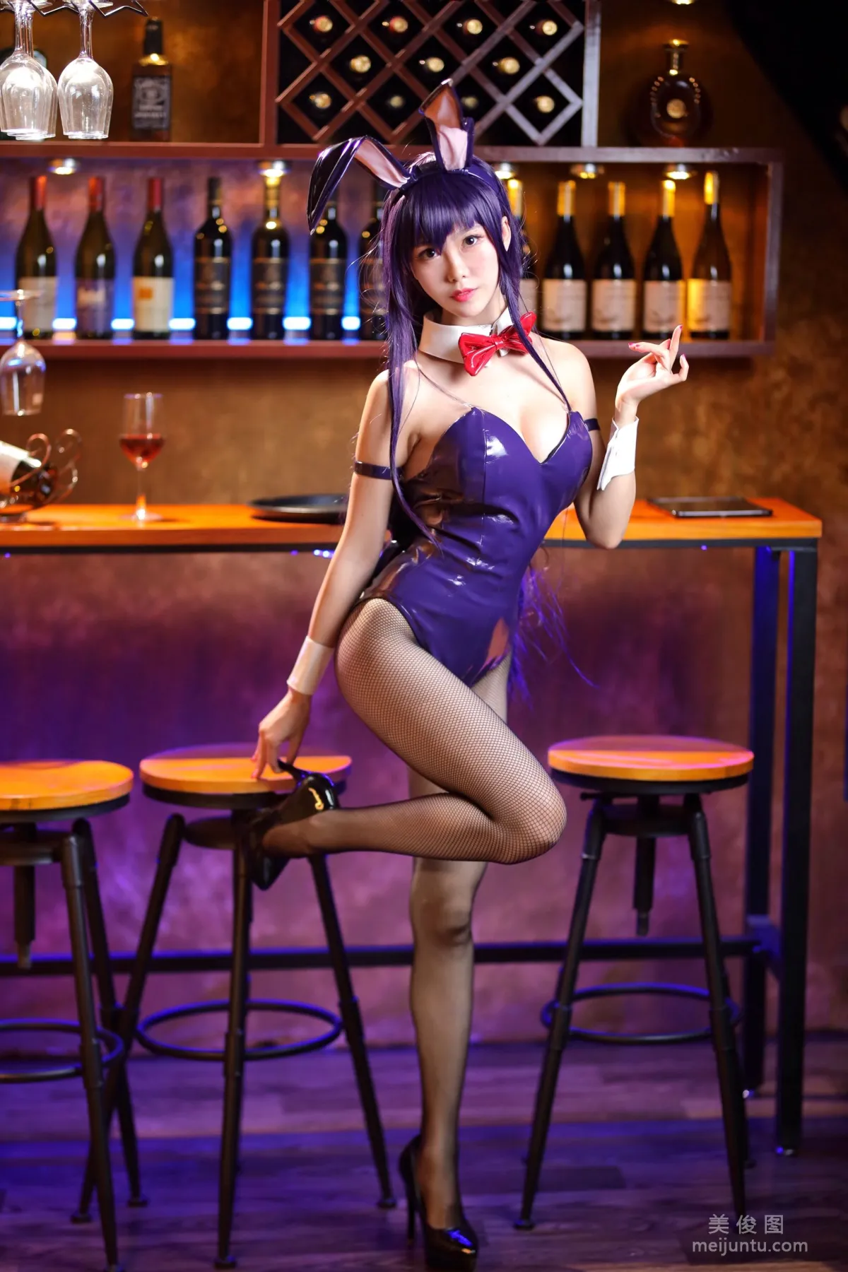 [COS福利] 抖娘-利世 - 霞之丘詩羽 兔女郎 35
