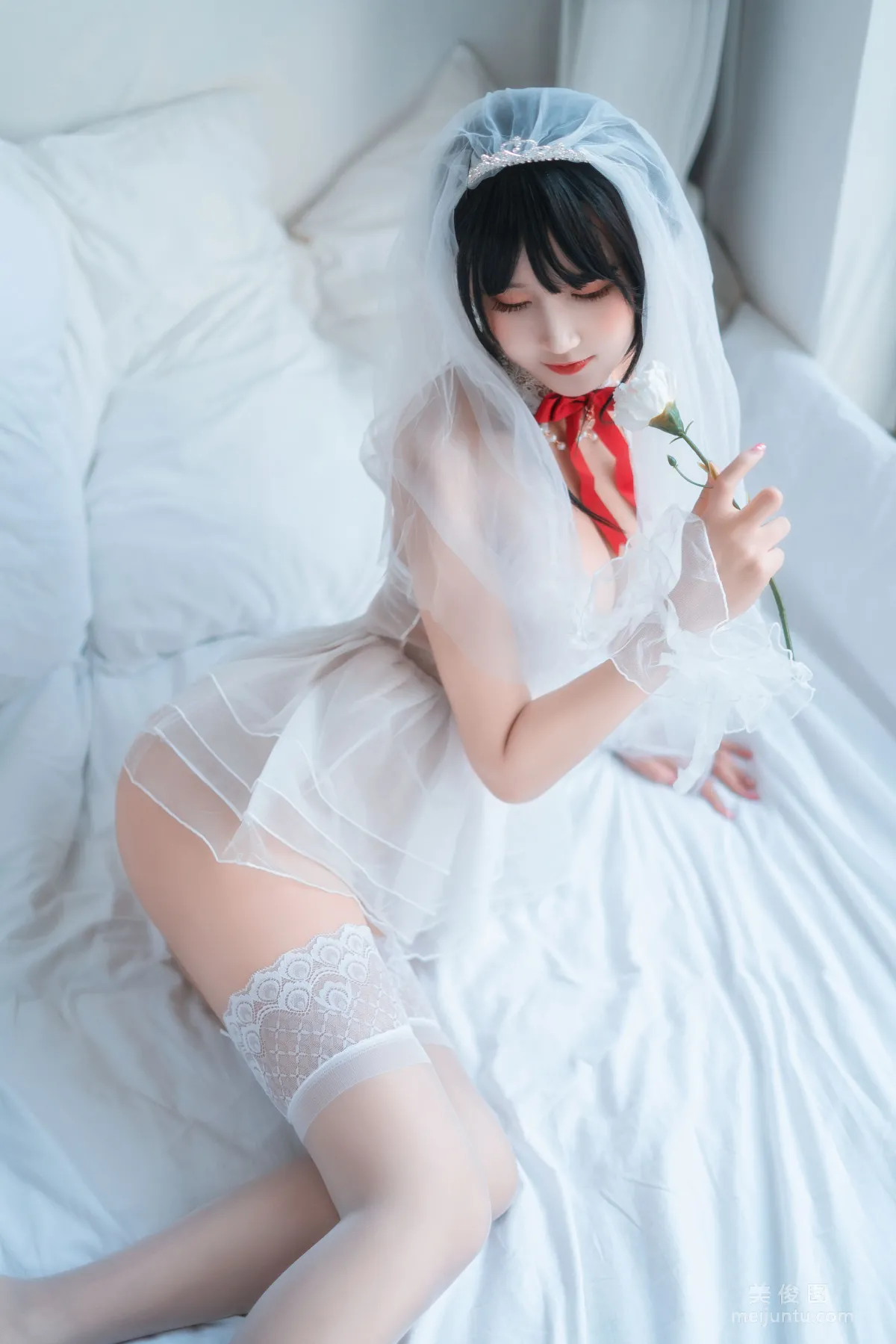 [COS福利] 三度_69 - 婚紗孔雀翎 9