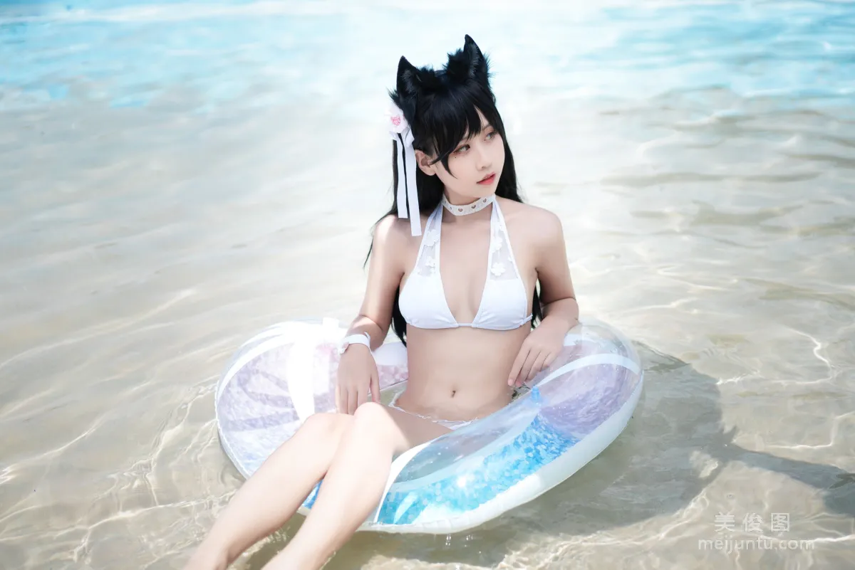 阳光美少女萌芽儿o0 - 爱宕泳装 写真套图13