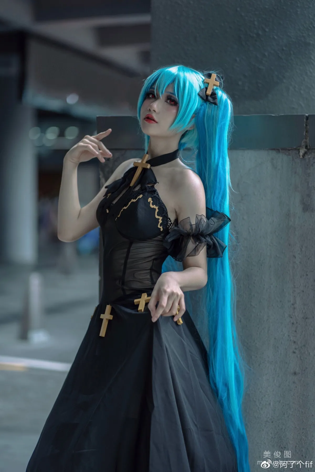 [COS福利] 動漫博主阿了個fifi - 初音 3