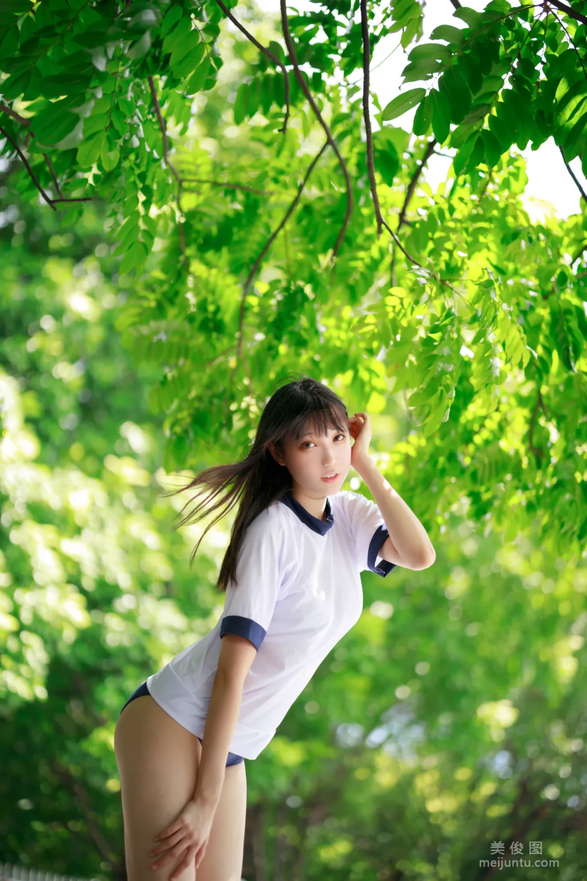 [COS福利] 周叽是可爱兔兔 - 体操服7