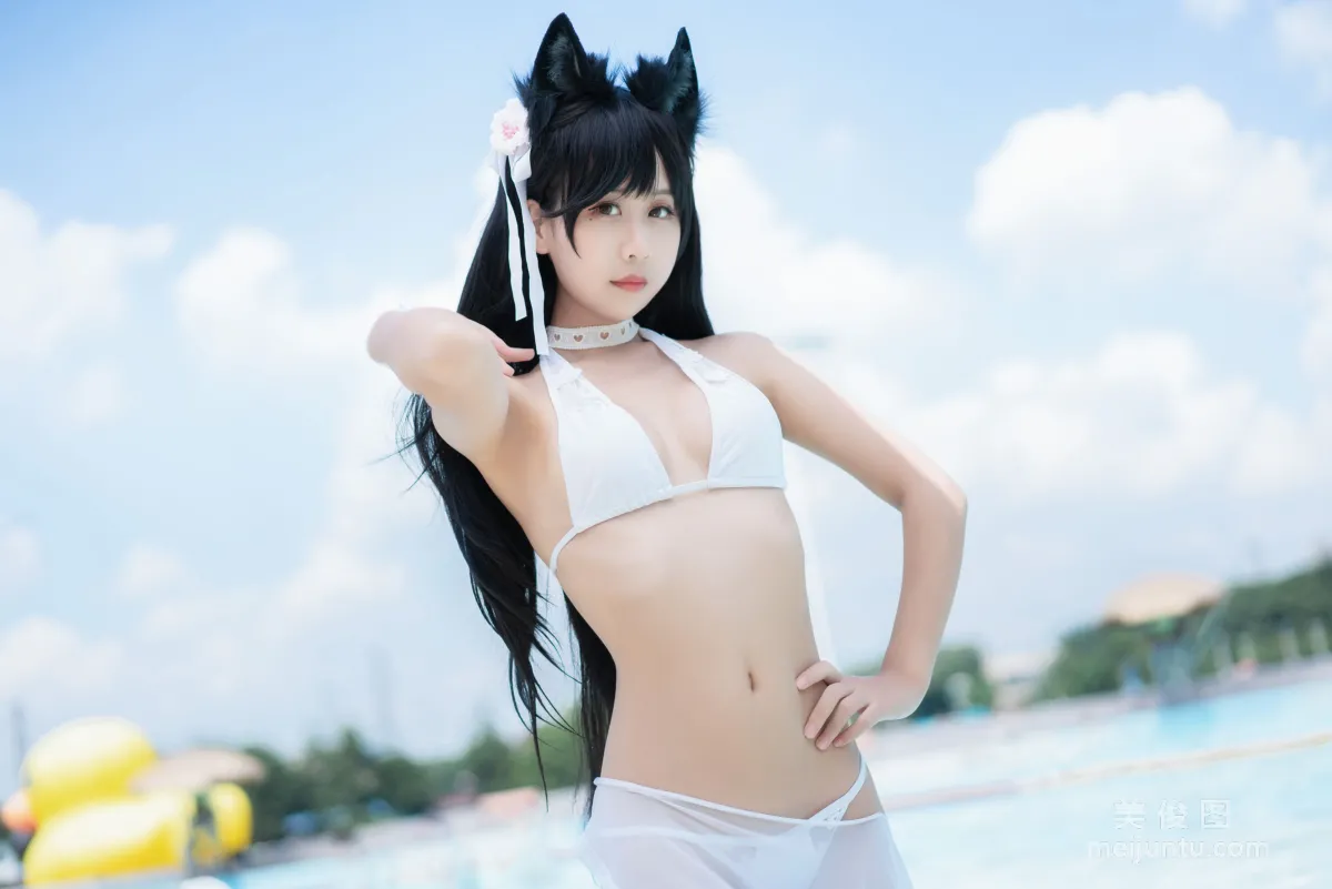 阳光美少女萌芽儿o0 - 爱宕泳装 写真套图22
