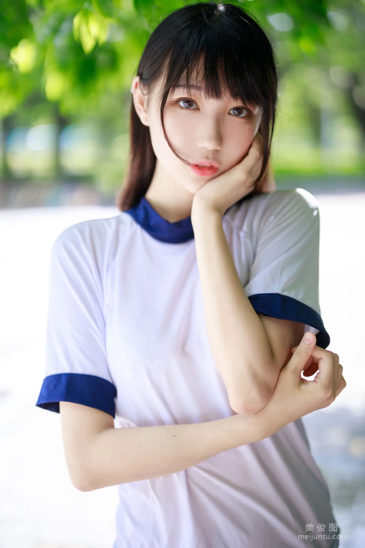 [COS福利] 周叽是可愛兔兔 - 體操服 12