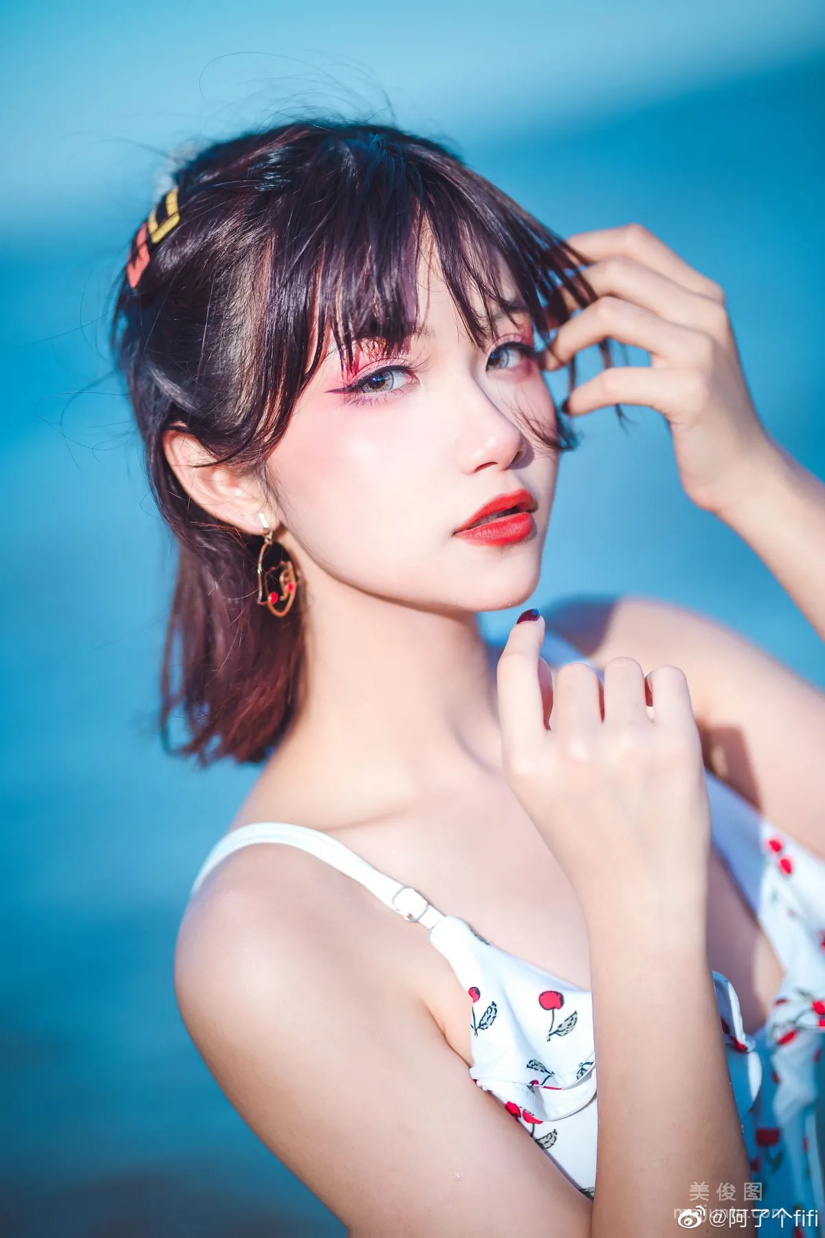 [COS福利] 動漫博主阿了個fifi - 夏天泳裝 寫真套圖 8