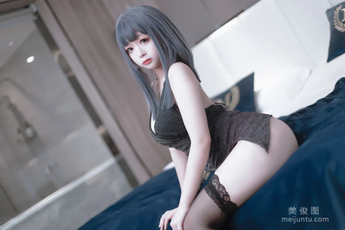 Cosplay日奈嬌 - 黑色禮服 寫真套圖 6