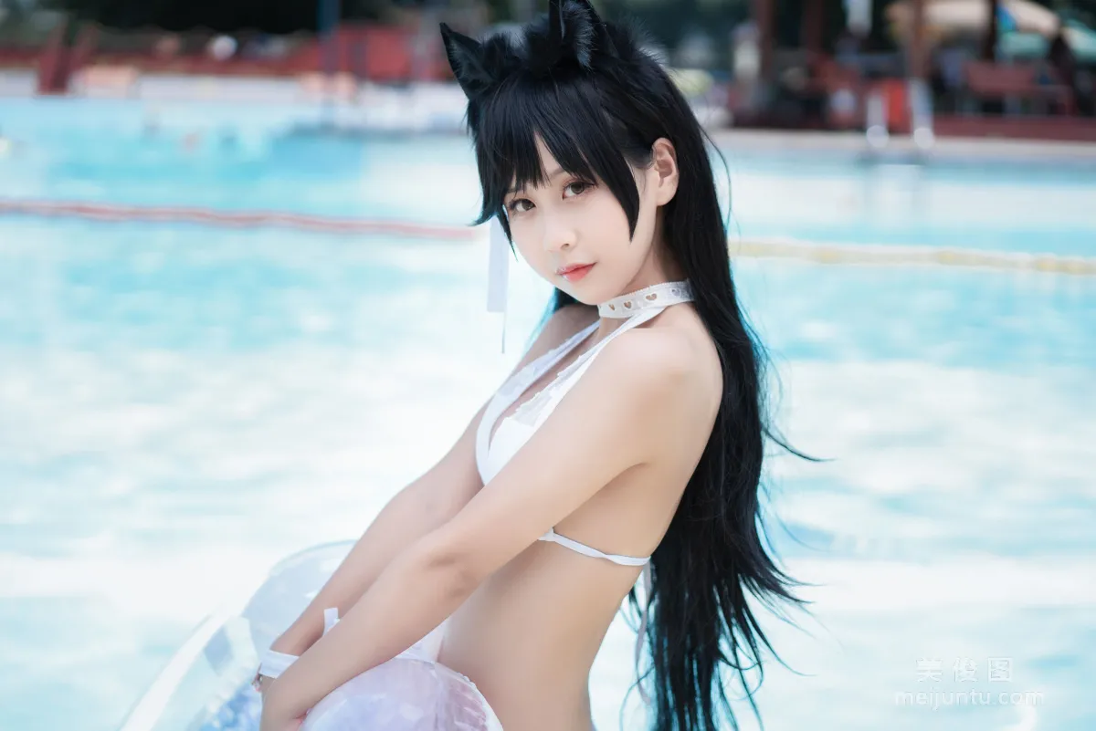 阳光美少女萌芽儿o0 - 爱宕泳装 写真套图16