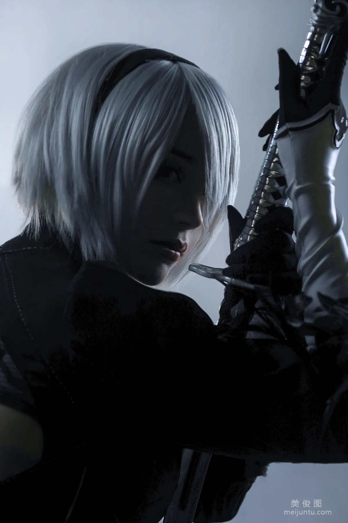 國外美女SayaTheFox - 2B White Dress 10