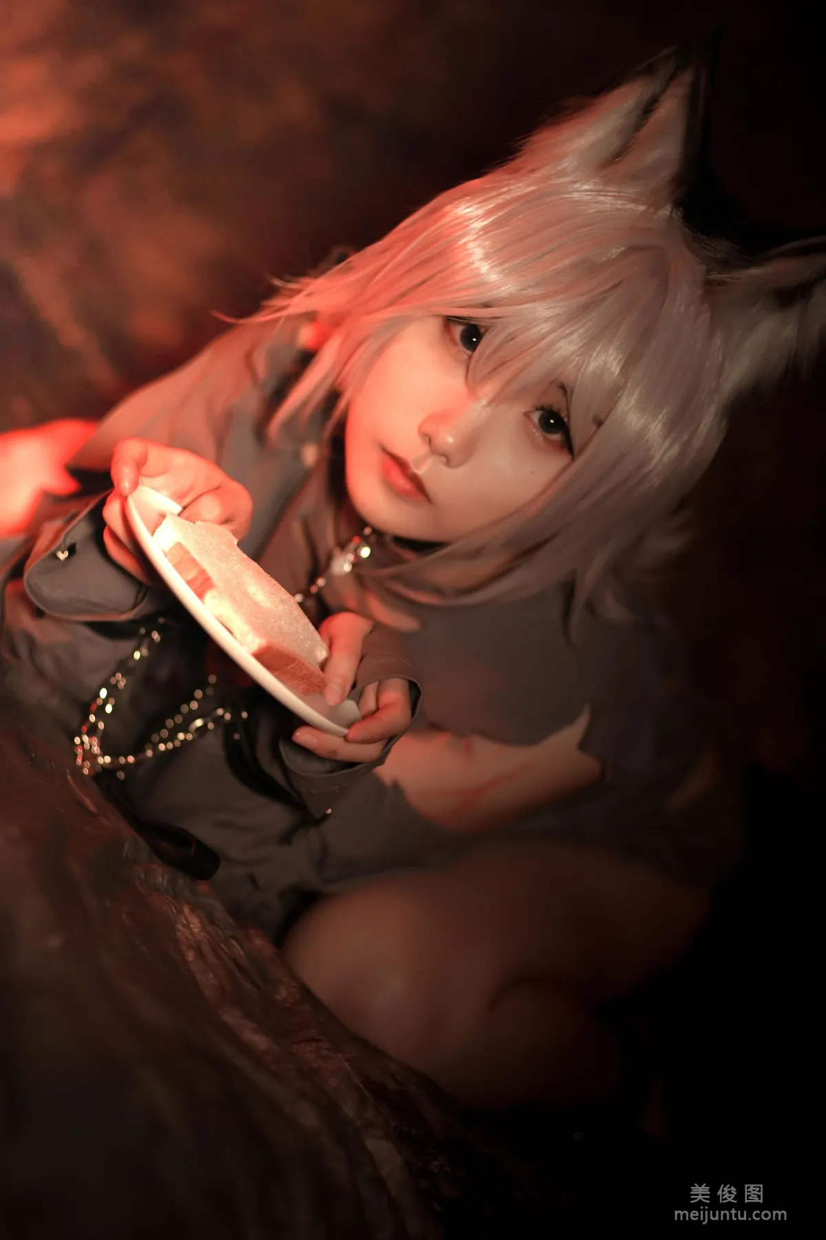 [COS福利] 動漫博主曉美媽 - 奴隸狼少女 11
