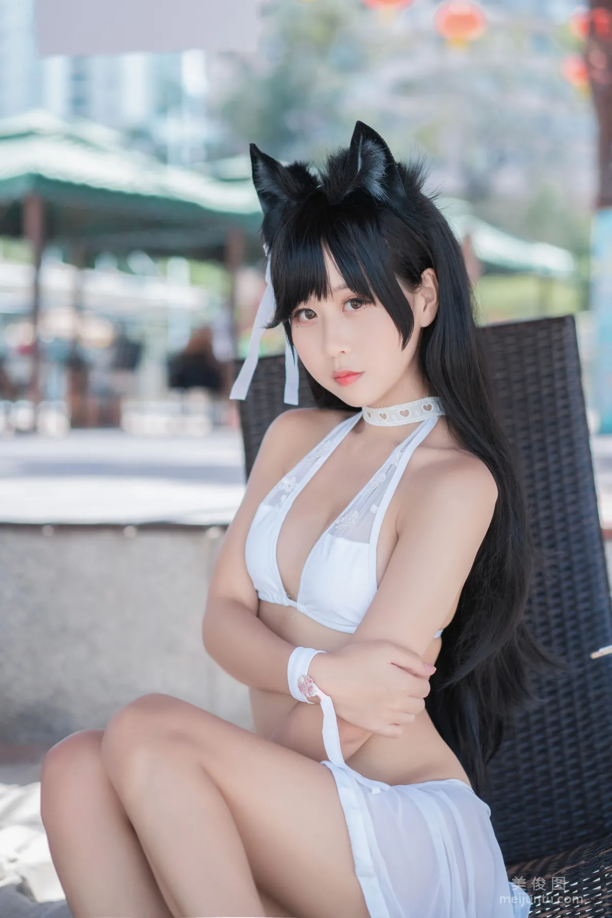 阳光美少女萌芽儿o0 - 爱宕泳装 写真套图4