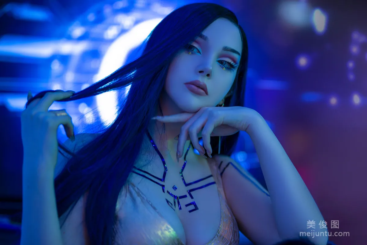 國外美女SayaTheFox - Cyberpunk Dress 11
