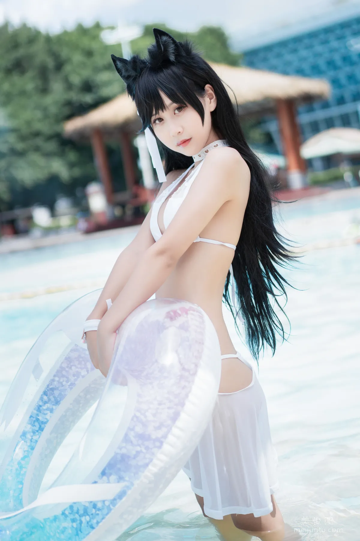 阳光美少女萌芽儿o0 - 爱宕泳装 写真套图17
