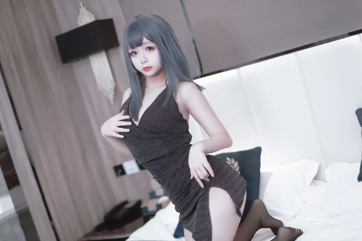 Cosplay日奈嬌 - 黑色禮服 寫真套圖 26
