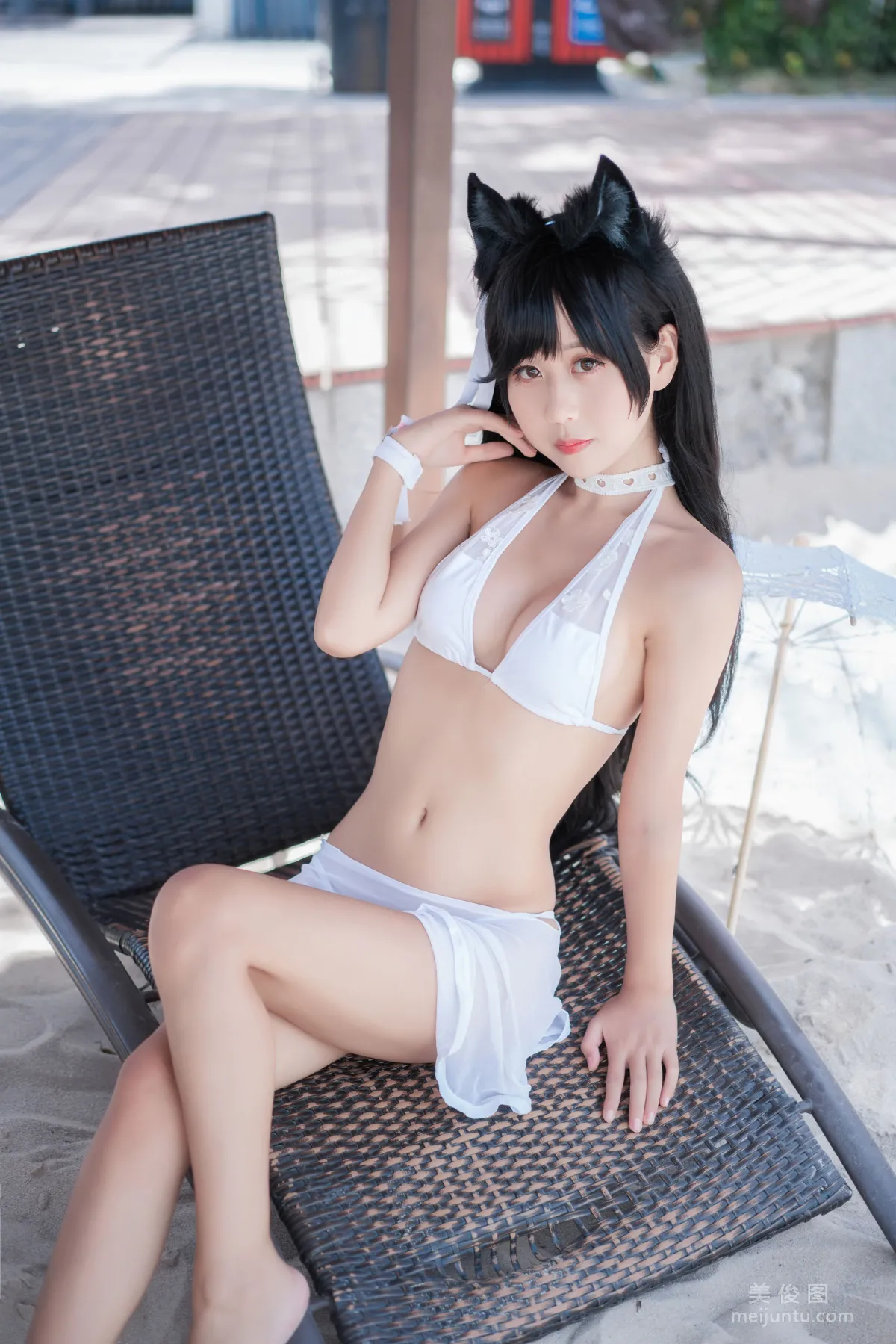 阳光美少女萌芽儿o0 - 爱宕泳装 写真套图6