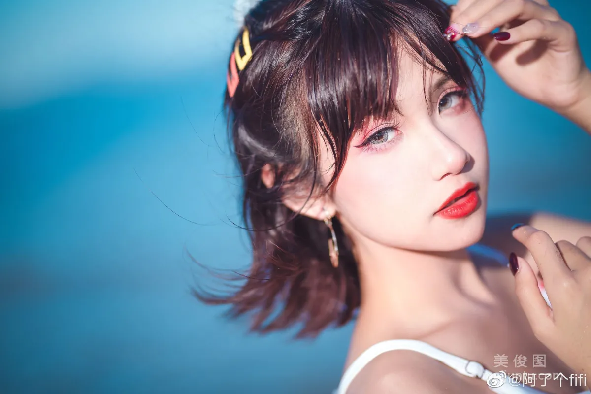 [COS福利] 動漫博主阿了個fifi - 夏天泳裝 寫真套圖 13