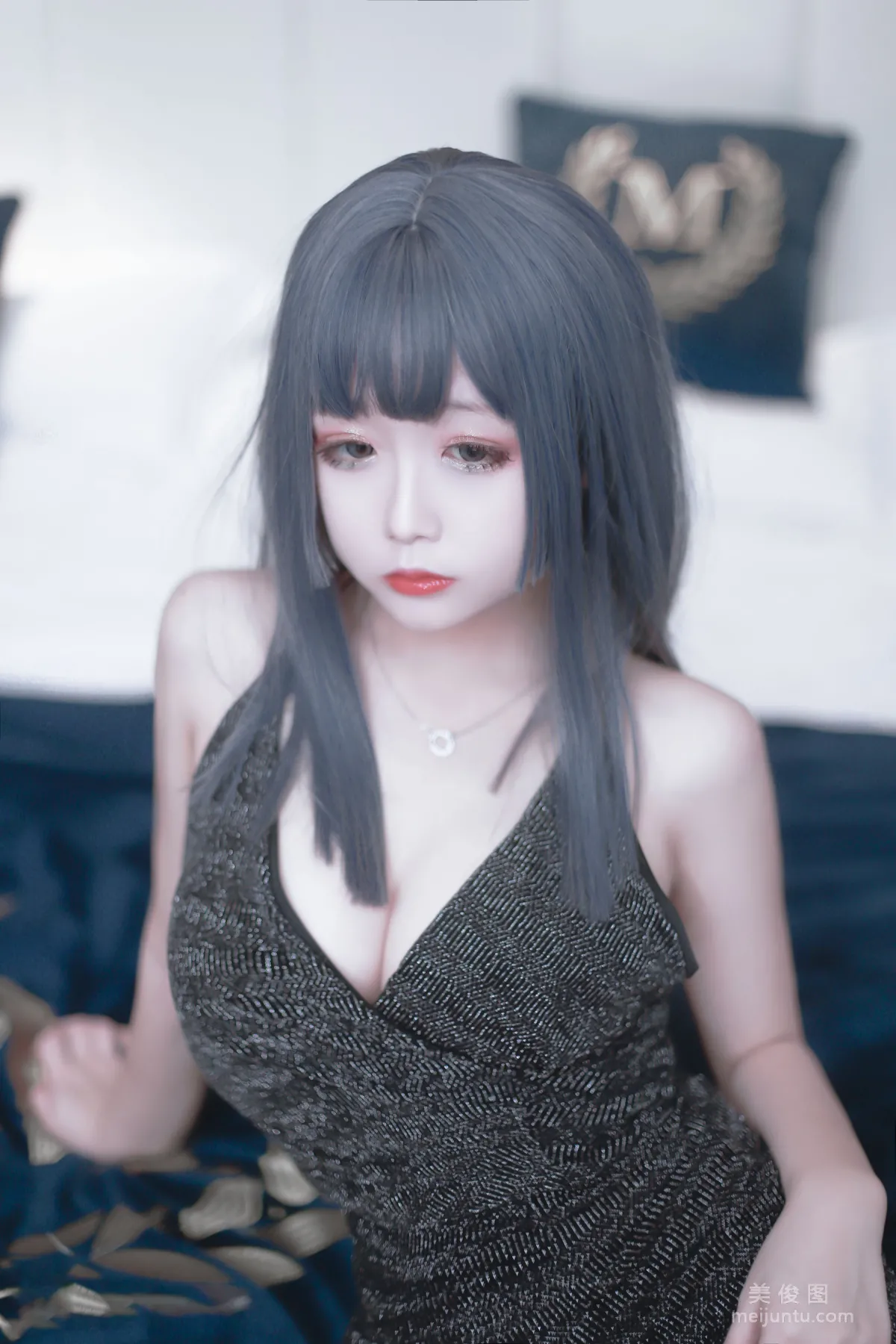 Cosplay日奈嬌 - 黑色禮服 寫真套圖 11