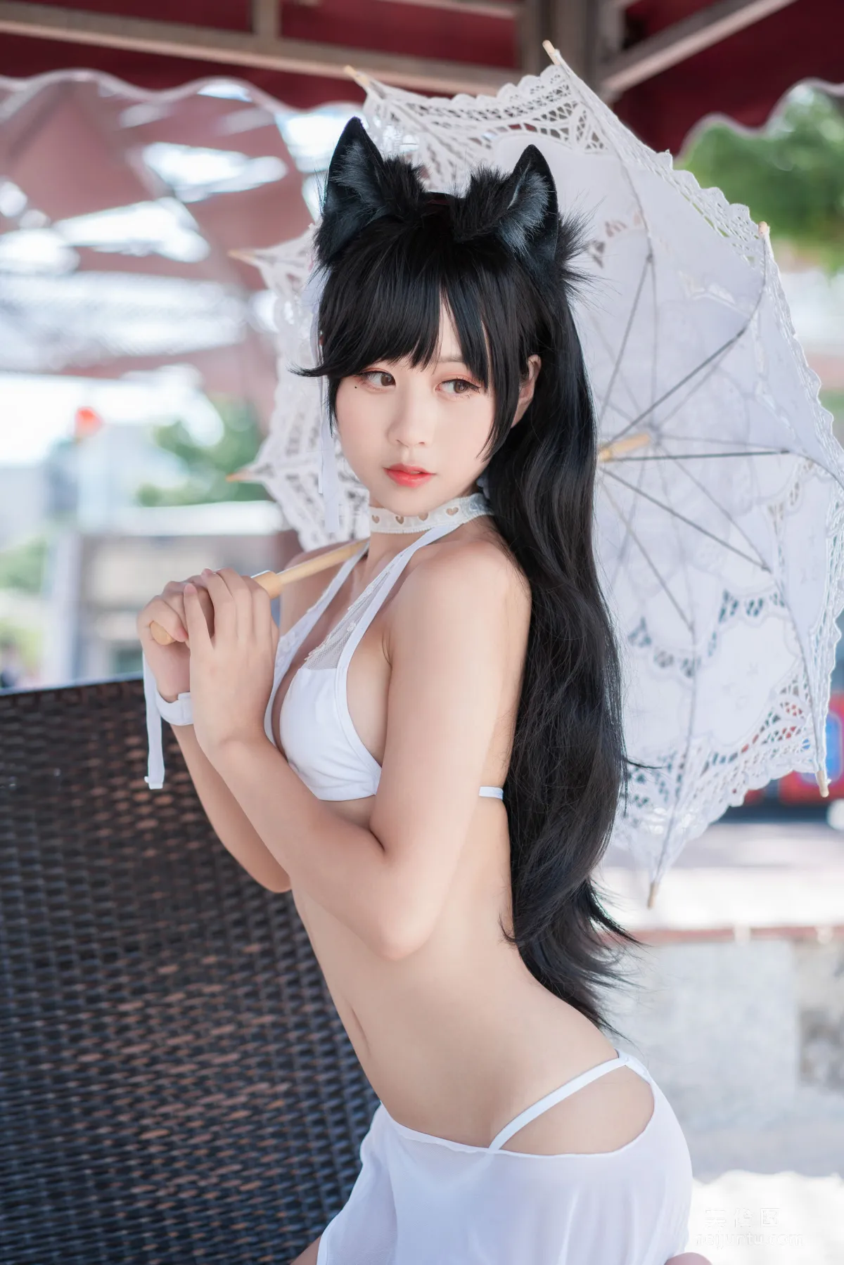 阳光美少女萌芽儿o0 - 爱宕泳装 写真套图7