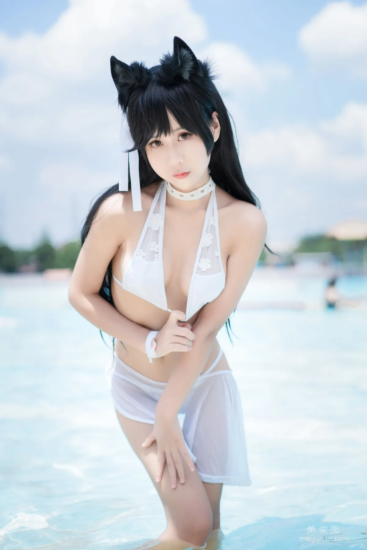 阳光美少女萌芽儿o0 - 爱宕泳装 写真套图19