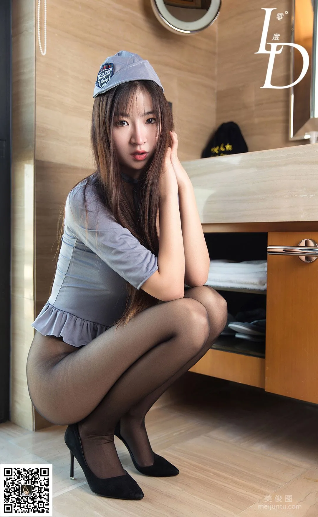 [LD零度] NO.032 林墨 真空制服 寫真套圖 1