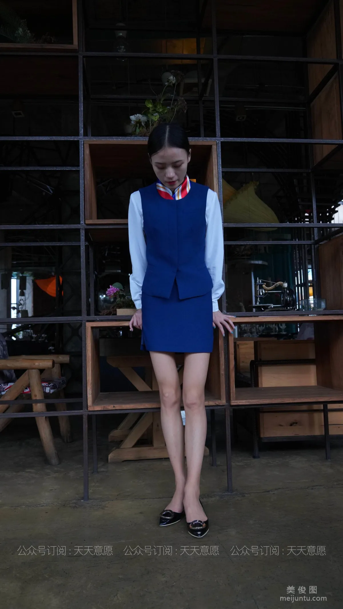[IESS异思趣向] 丝享家 766 小六《蓝色套装展示》 丝袜美腿写真64