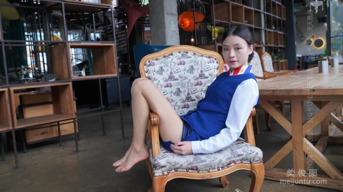 [IESS异思趣向] 丝享家 766 小六《蓝色套装展示》 丝袜美腿写真55