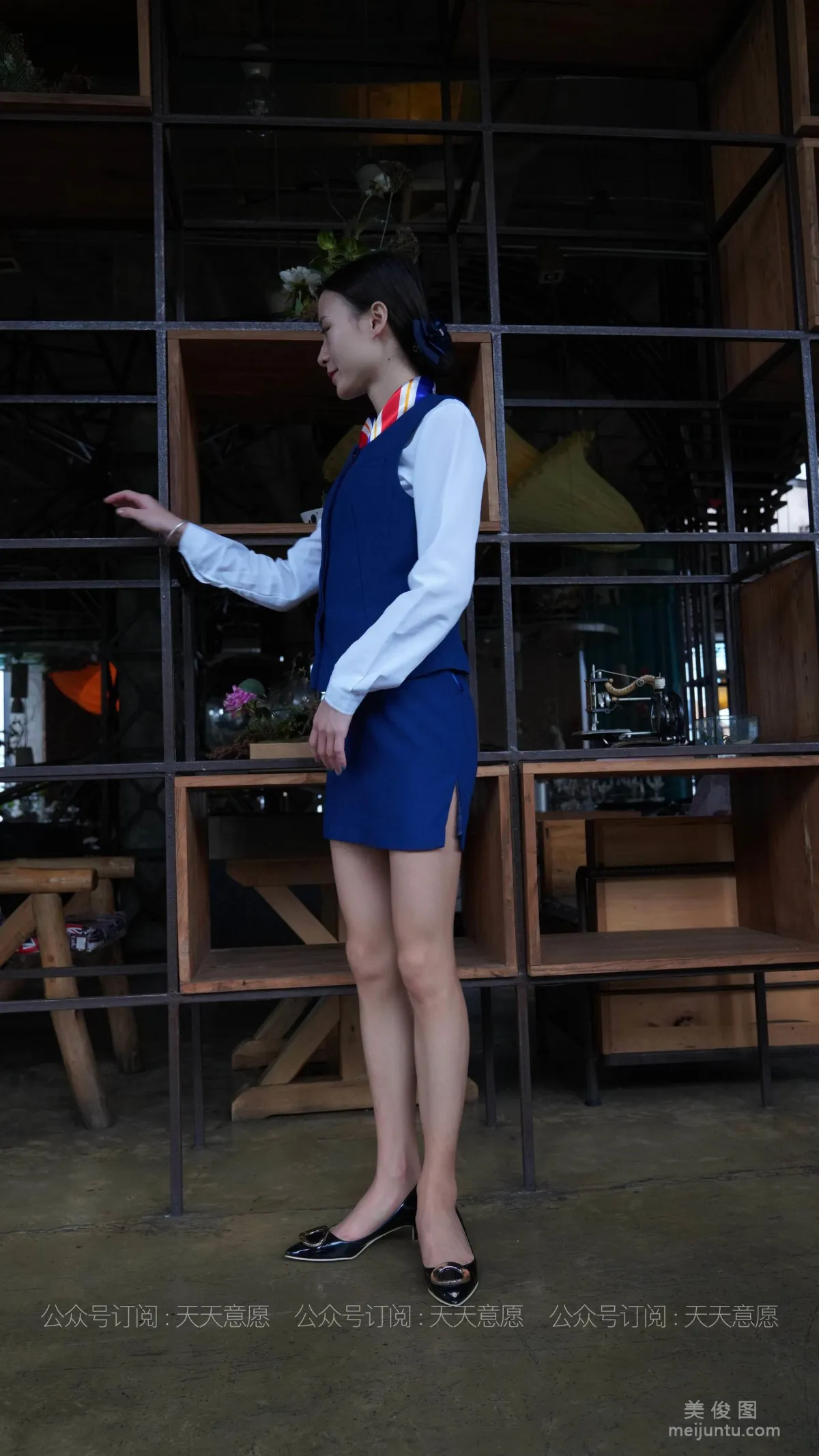 [IESS异思趣向] 丝享家 766 小六《蓝色套装展示》 丝袜美腿写真65