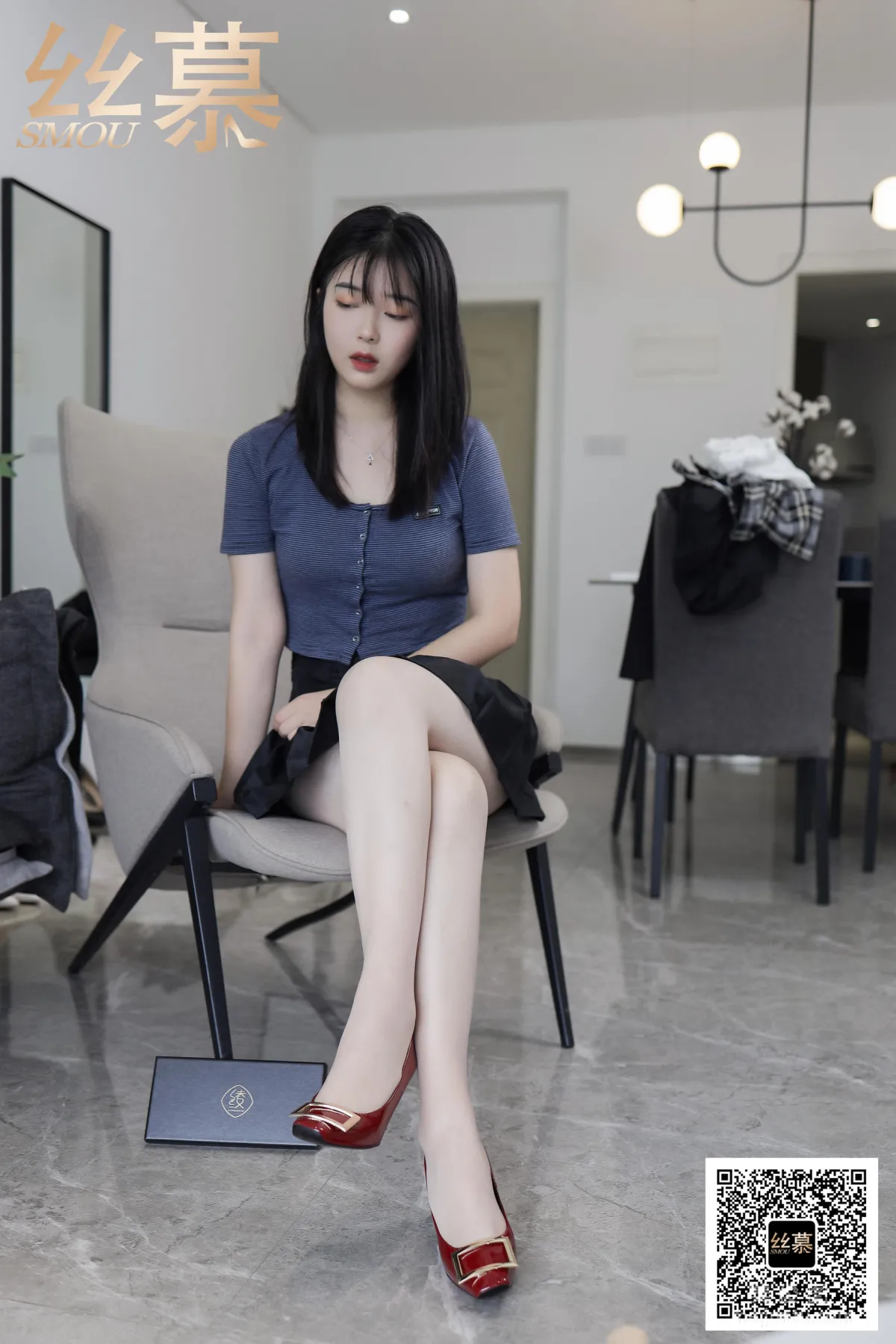 [丝慕SMOU] 特定集TX078 学妹 《百褶裙回忆》 写真套图9