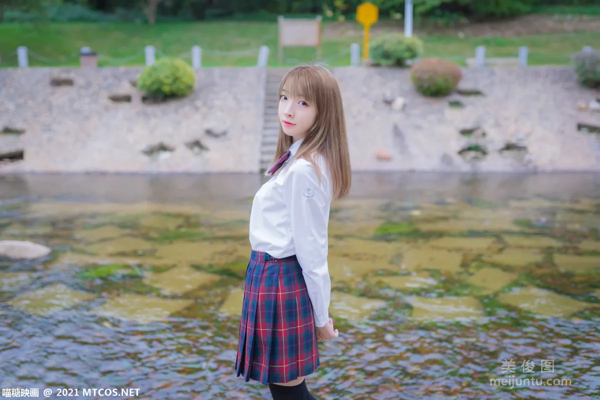 [喵糖映畫] VOL.388 戶外制服 寫真套圖 15
