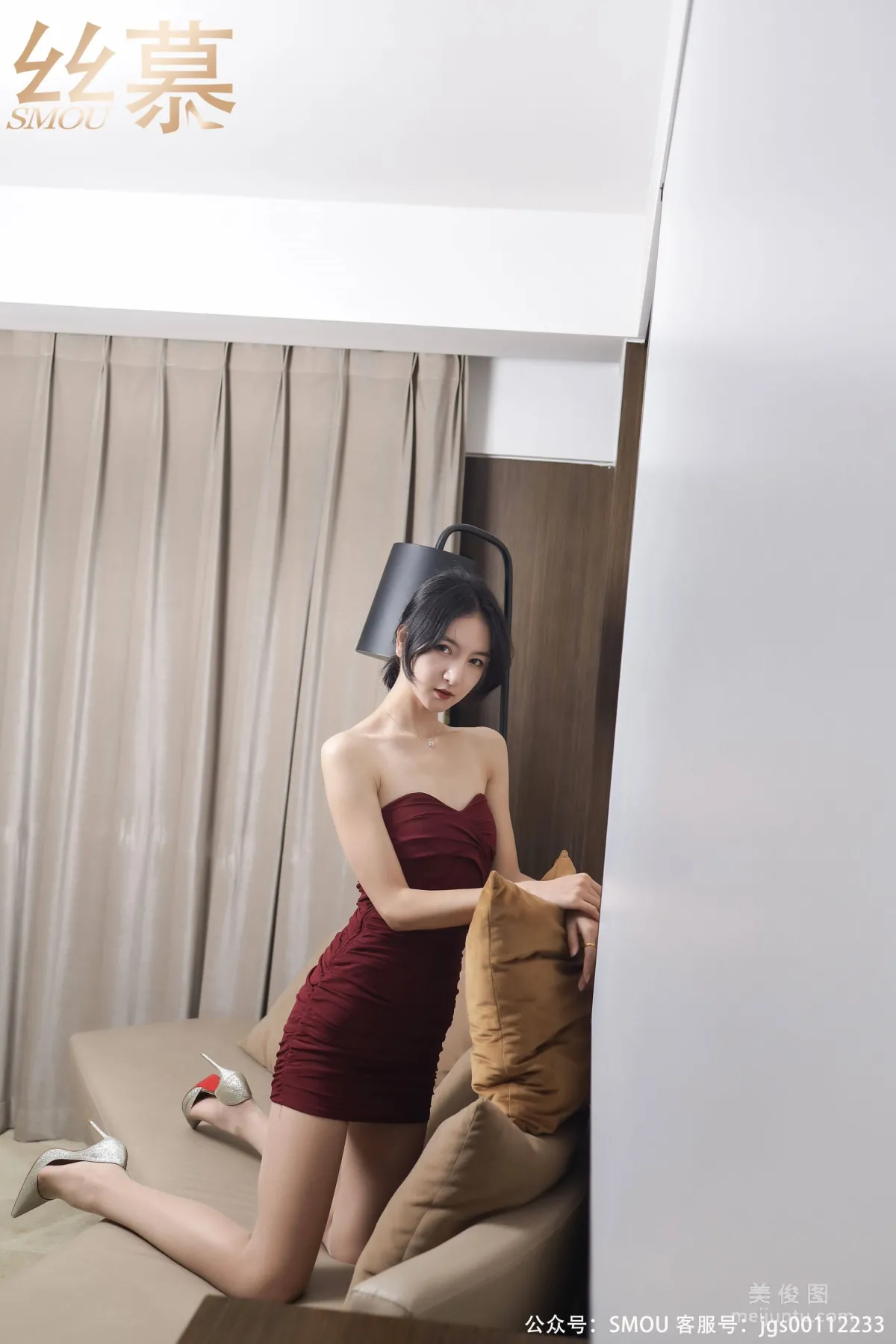 [丝慕社SMOU] SM446 紫宁 《轻薄丝滑美腿袜》 丝袜美腿写真24
