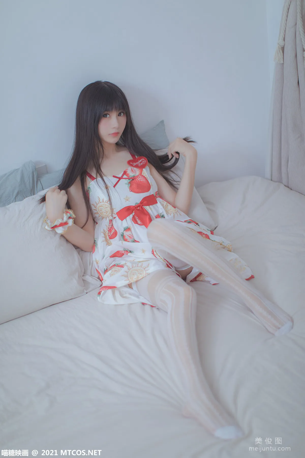 [喵糖映畫] VOL.407 草莓小裙子 寫真套圖 7